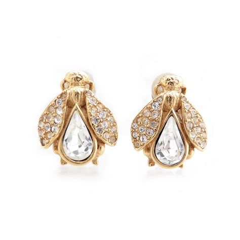 dior boucles d'oreille|christian dior clip on earrings.